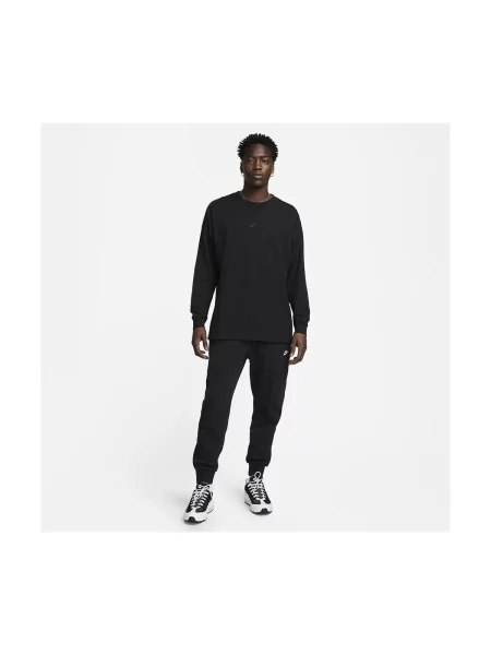 Nike Sportswear Nohavice CLUB / biela čierna