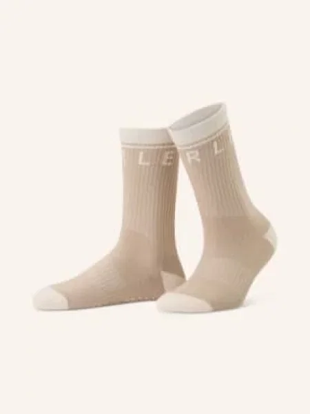 Varley Skarpety Do Jogi I Pilatesu Kendrick beige beżowe