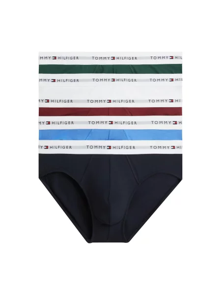 Tommy Hilfiger Underwear Slip Repeat bleumarin / verde închis / roşu închis alb