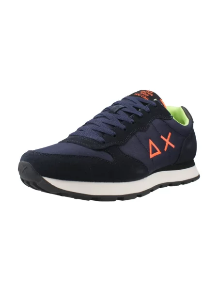 Sneakersy Sun68 zamszowe niebieskie