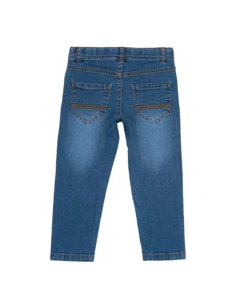 Детские прямые джинсы Chicco синие