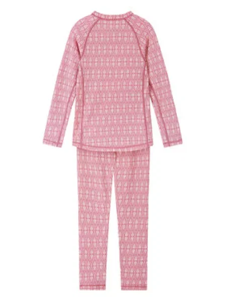 Gyermek termoaktív fehérnemű szett Reima Taival grey pink. Méret: rózsaszín