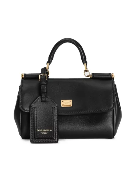Torebka Dolce And Gabbana skórzana czarna