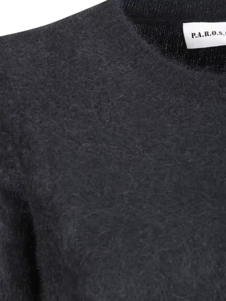Scurt top P.a.r.o.s.h. tricotate negru