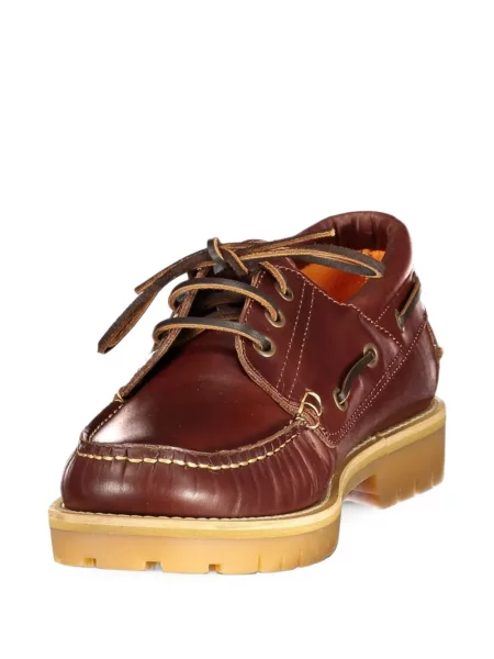 Fűzős bőr loafer Lumberjack barna