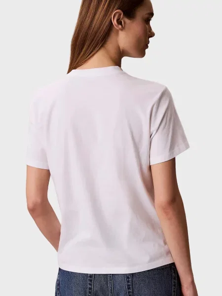 Класична футболка Calvin Klein Jeans біла