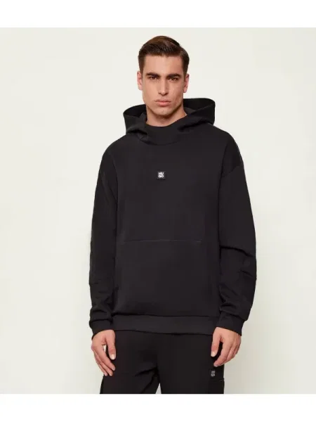 HUGO Hanorac Danovohood | Relaxed fit negru