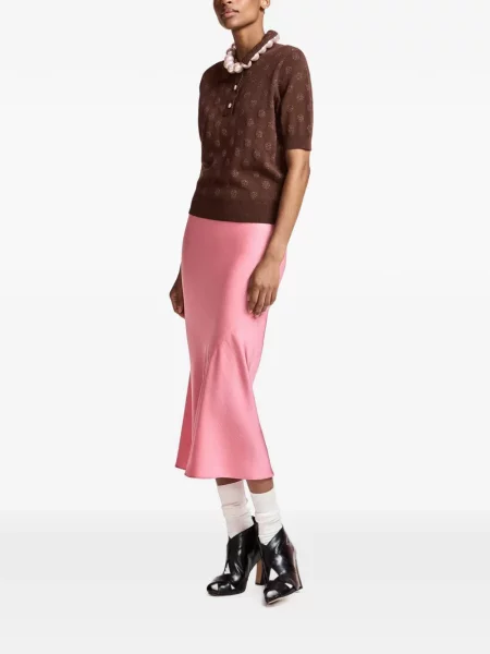 Stras top Essentiel Antwerp cu buline maro