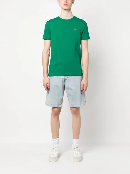 Kratak majica Polo Ralph Lauren s vezom zelena