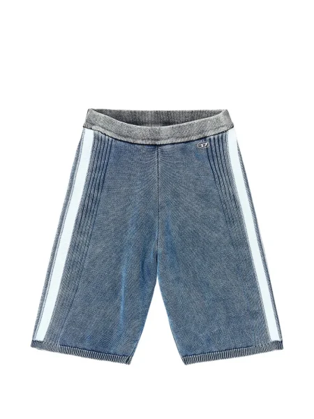 Pantaloni scurți din denim Diesel albastru