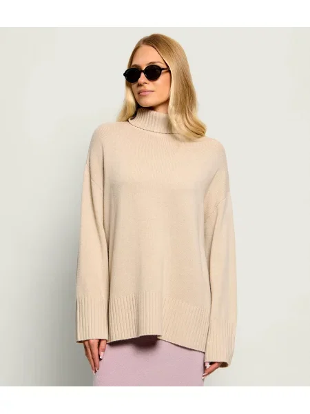 Pulover Pinko de lână bej