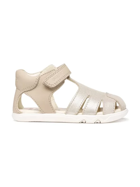 Geox sandály SANDAL STEPPIEUP béžové