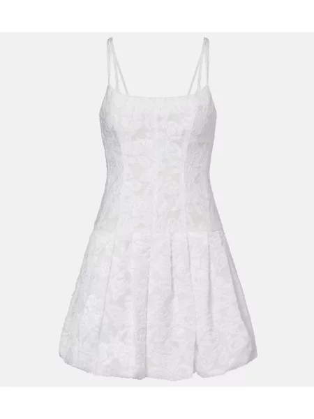 Rochie Simkhai cu broderie alb