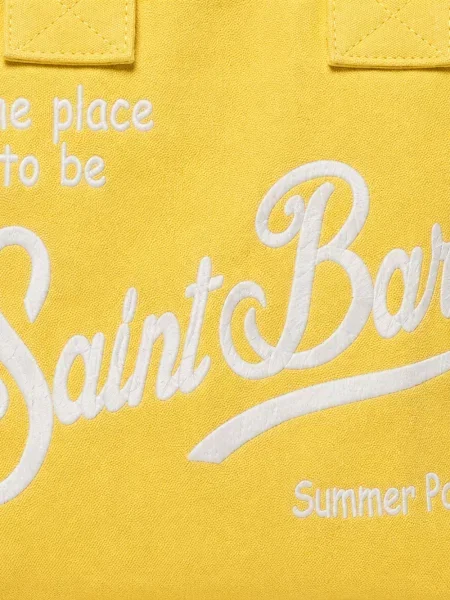Geantă shopper Mc2 Saint Barth galben
