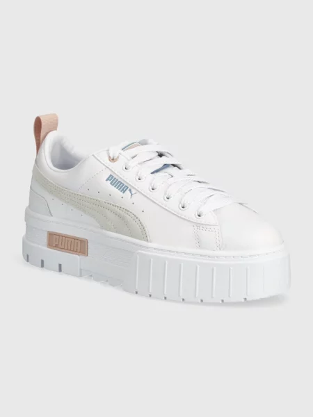 Обувки Puma Mayze Lth Wn с платформа бяло