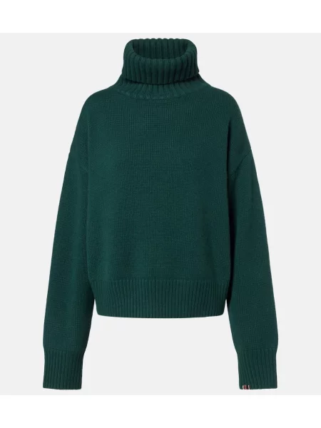 Cropp heláncă Extreme Cashmere din cașmir verde