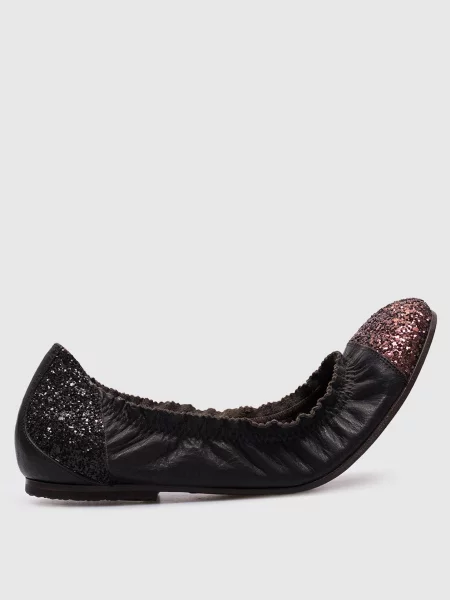 Кожаные балетки Brunello Cucinelli черные