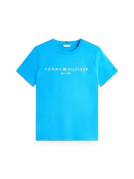 Tricou Tommy Hilfiger cu imagine albastru