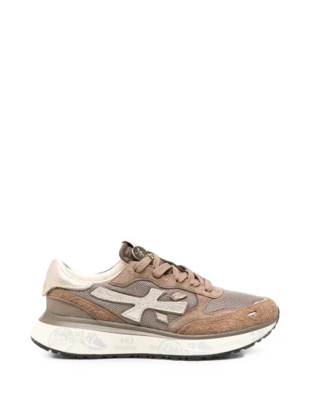 Sneakerși Premiata cu autograf maro