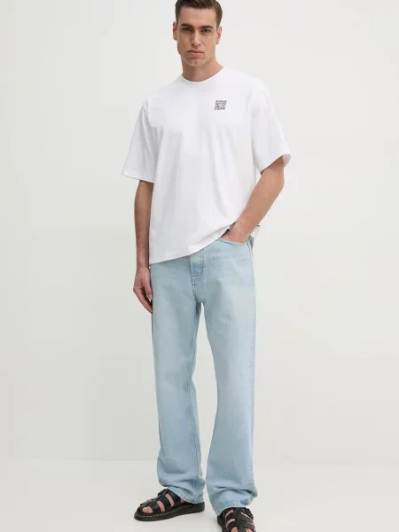G-Star Raw t-shirt z nadrukiem biały