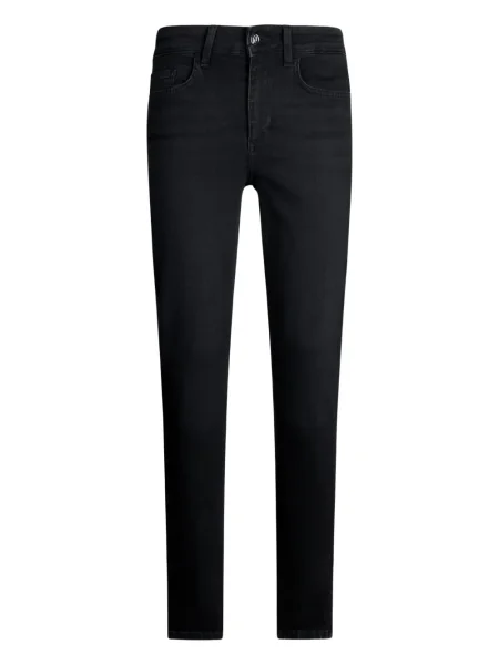 Skinny kryształ górski jeansy skinny Liu Jo niebieskie