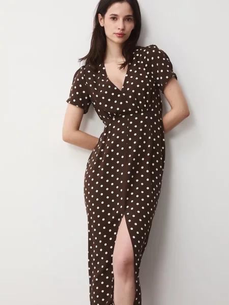 Medicine sukienka z brązowa