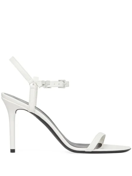 Sandale Courreges din piele alb