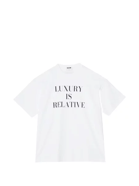Tricou Moschino cu imagine alb