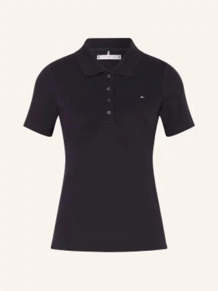 Tommy Hilfiger Koszulka Polo Z Piki blau granatowe