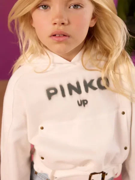 Pinko Dětská mikina bílá