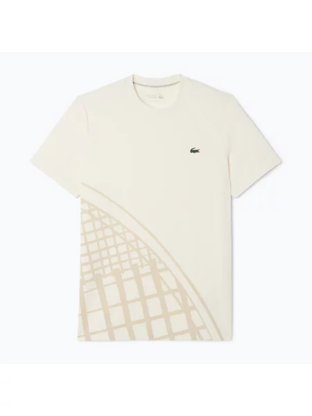 Мъжка тениска Lacoste lapland бежово