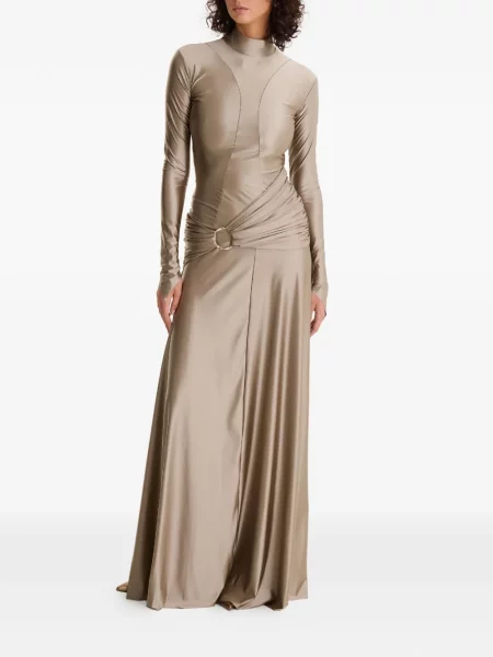 Rochie maxi Moos Studio cu mâneci lungi lungă de costum
