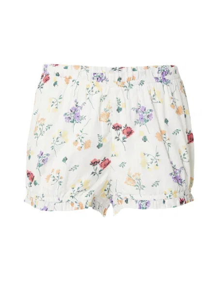 TOPSHOP Hlače žuta / smaragdno zelena / ljubičasta bijela