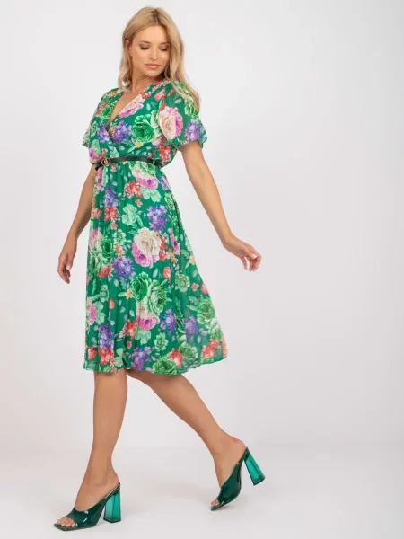 Rochie Italy Moda de costum verde
