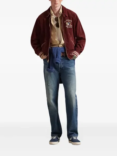 Μικρός κάλτσες Polo Ralph Lauren με κέντημα από ζέρσεϋ μπλε