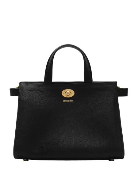 Geantă shopper Burberry în carouri negru