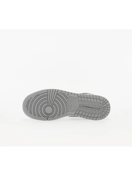 Sneakers Jordan Air 1 Mid GS Lt Smoke Grey/ Black-White EUR 36 fehér