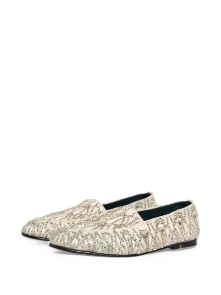 Sametové loafers Dolce & Gabbana