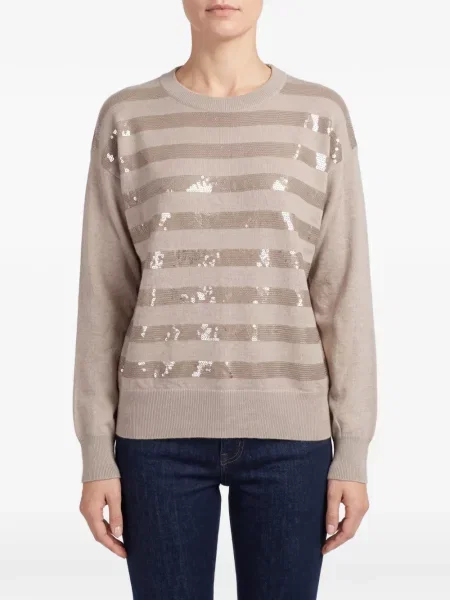 Pulover Brunello Cucinelli cu paiete