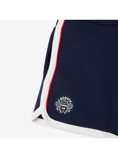 Lacoste Spodenki Tennis Heritage Stretch Piqué niebieskie