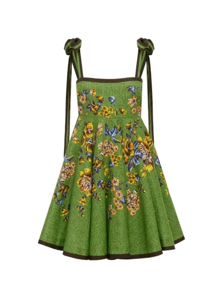 Rochie mini Alemais de in verde