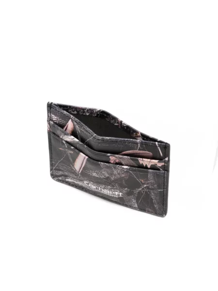 Πορτοφόλι Carhartt Wip με σχέδιο παραλλαγής μαύρο