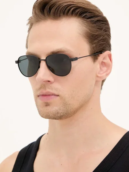 Слънчеви очила Saint Laurent мъжки SL черно
