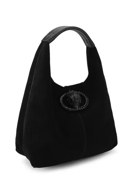 Kurt Geiger London kabelka hobo dámska semišová Chelsea čierna