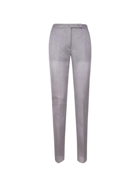 Pantaloni Max Mara plasă gri