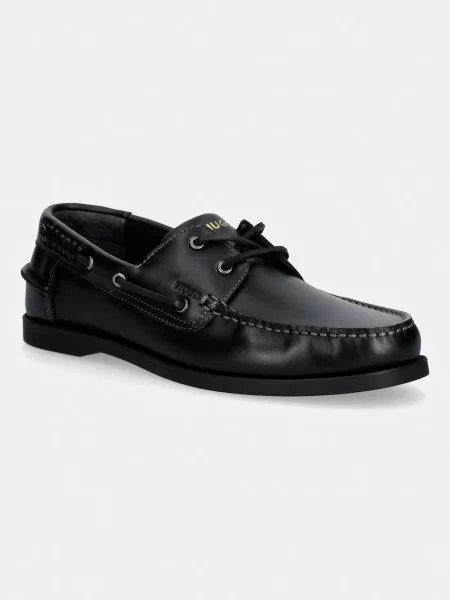 HUGO mocasini de piele Darcy negru