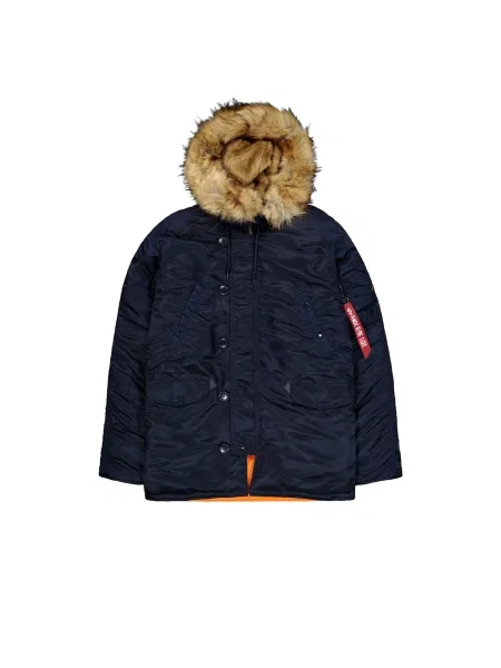 ALPHA INDUSTRIES Zimná parka VF tmavomodrá