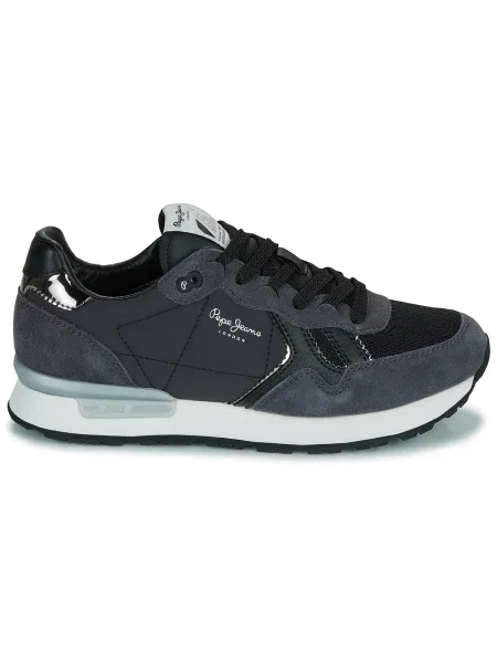 Pepe Jeans Sneakersy Brit Mirror W čierna