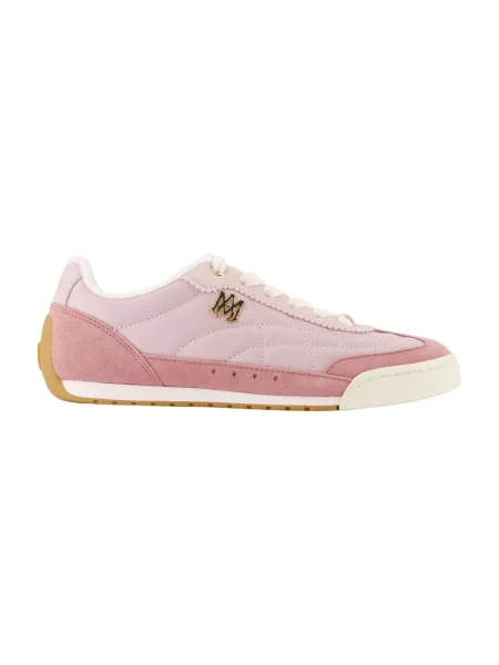Sneakersy Amiri skórzane bez obcasa różowe