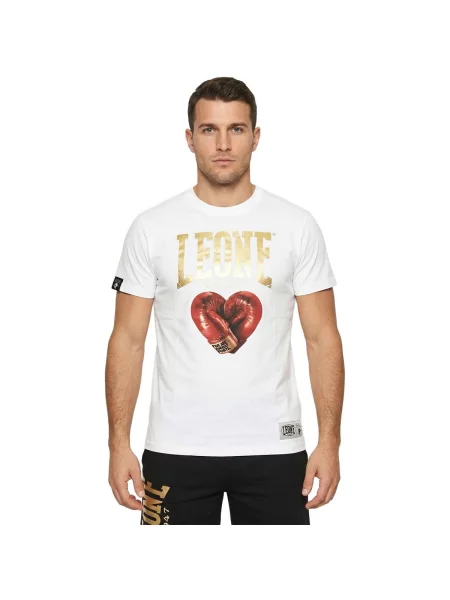 Scurt tricou Leone 1947 cu mâneci scurte alb